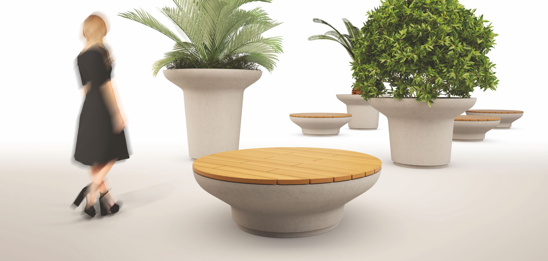 Jardineras BALZAC para parques y espacios públicos